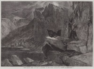 鷲の巣 作： Edwin Landseer